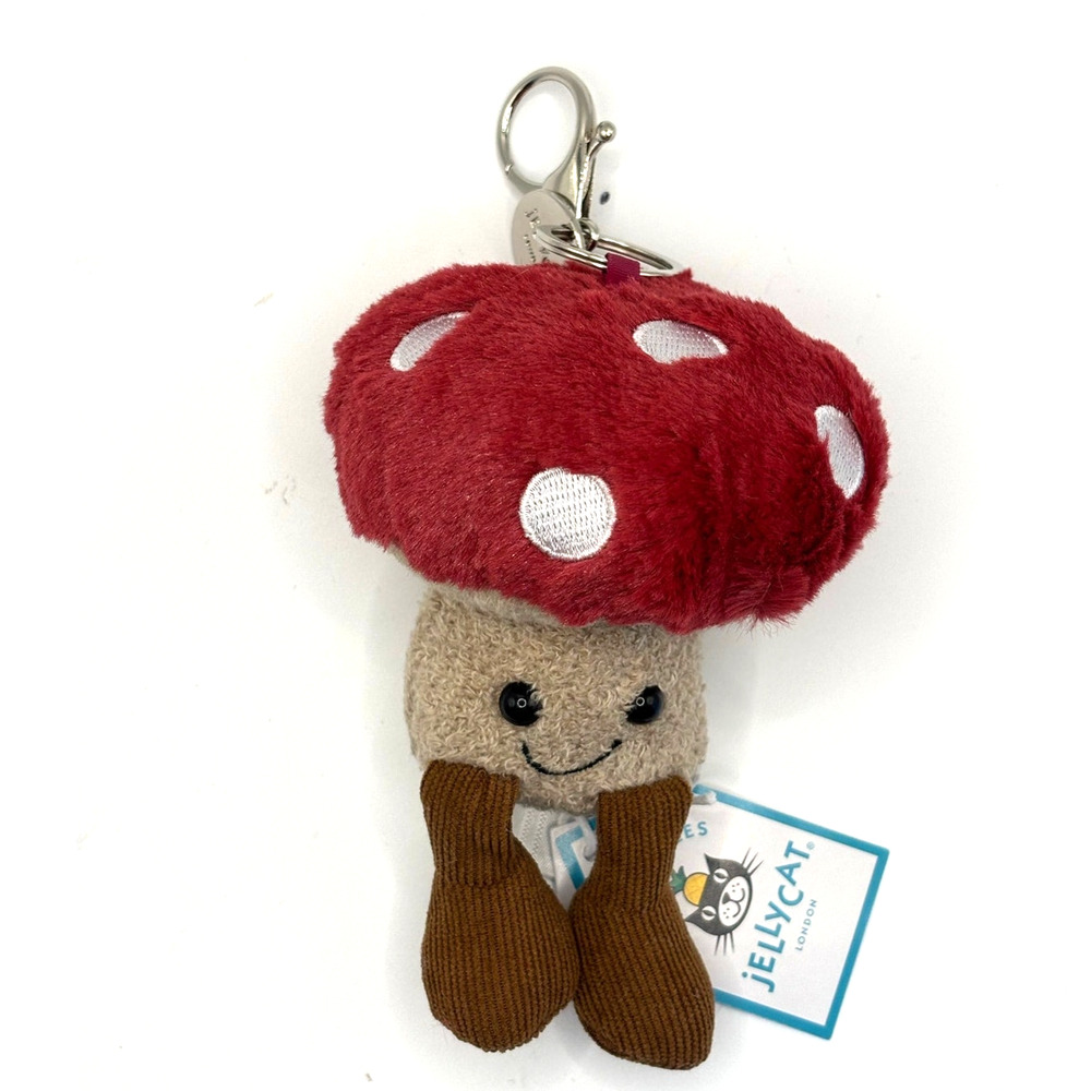 Soft Mushroom Inspired Bag Pendant/Keychain Decoration Toy - Plush